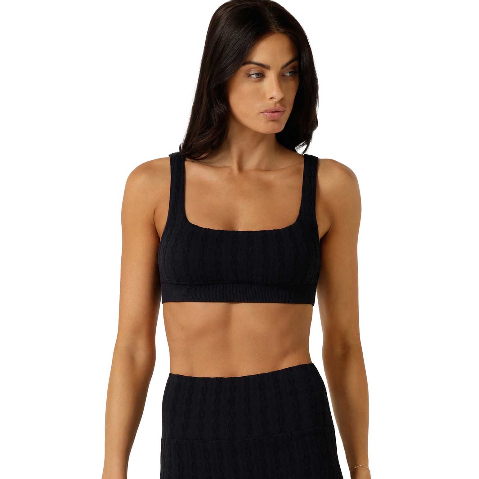 Lorna Jane Cable Seamless Sports Bra